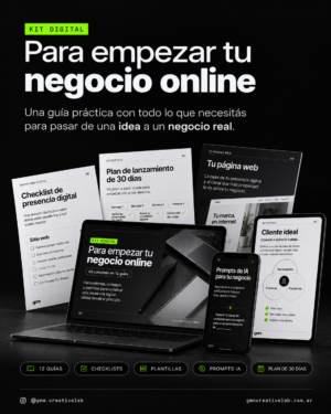 Kit 01 - Guía para empezar tu negocio online